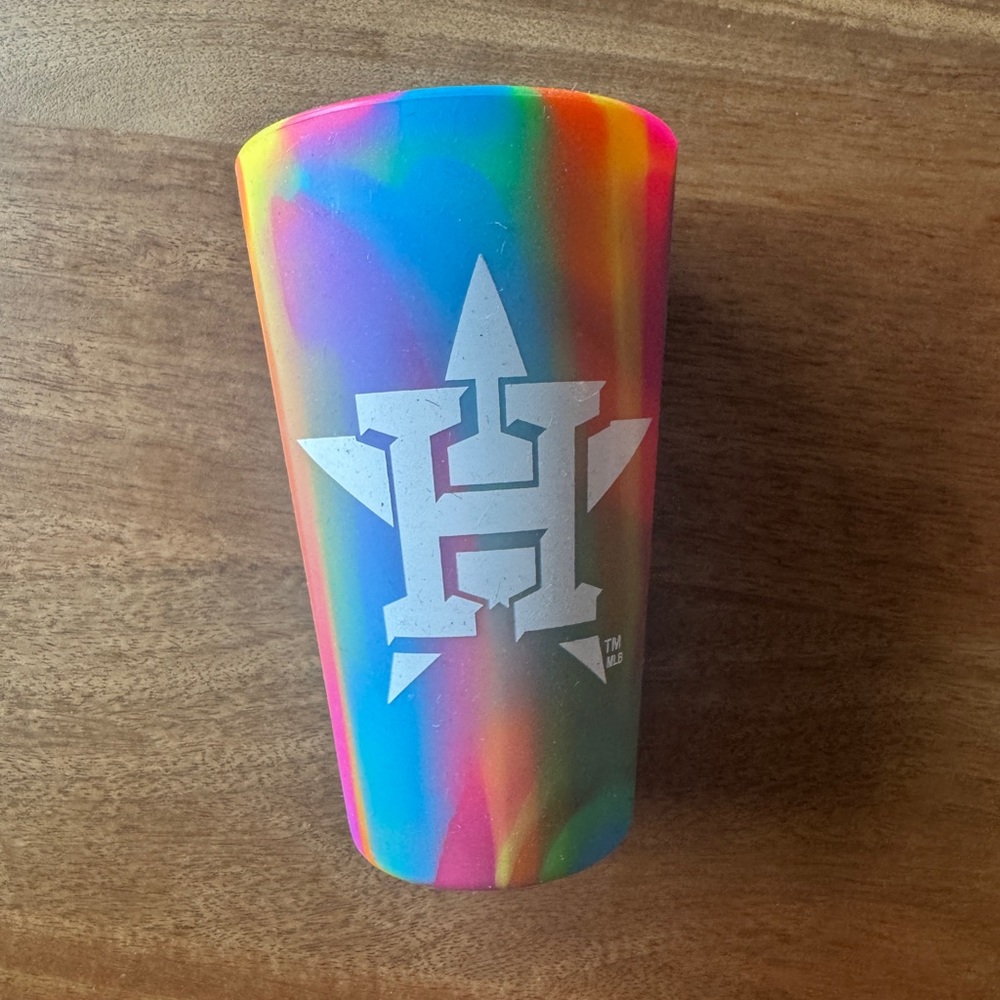 Houston Astros Silicone Pint Glass